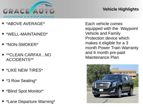 Photos of 2017 Cadillac Escalade Luxury for sale in Richmond, VA at Grace Auto Sales
