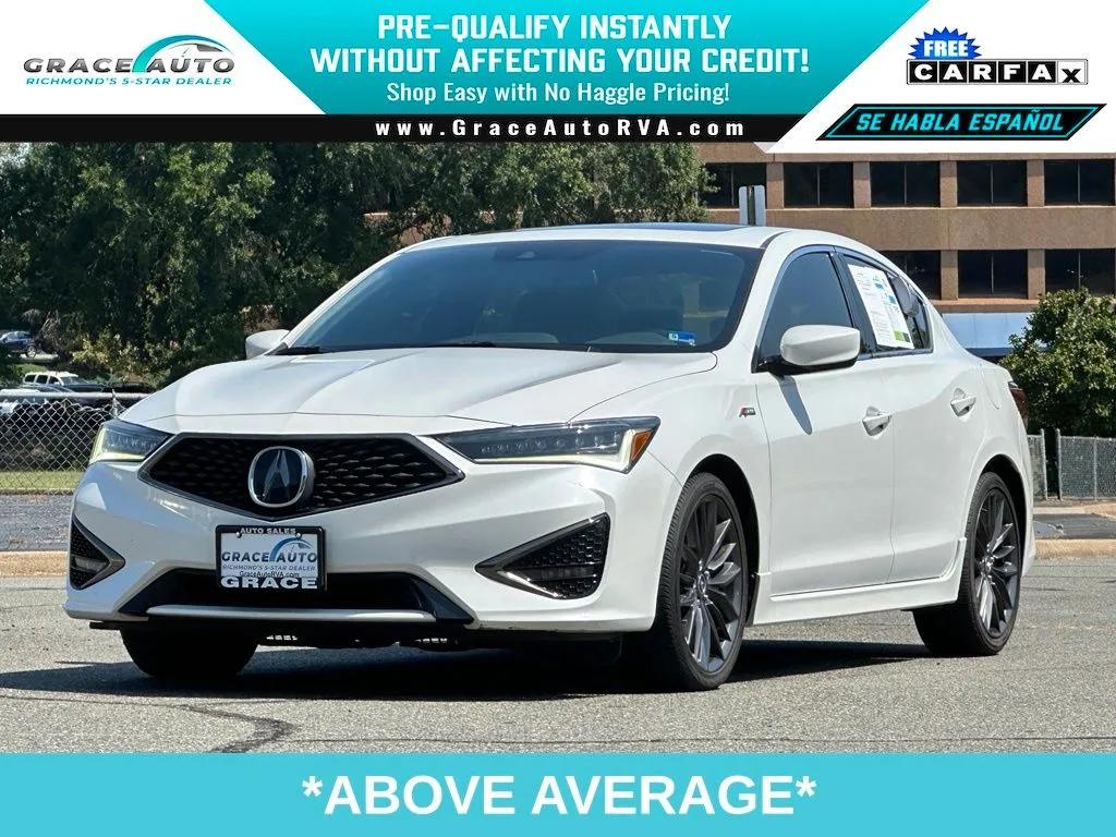White 2021 Acura ILX Premium and A-SPEC Packages for sale in Richmond, VA