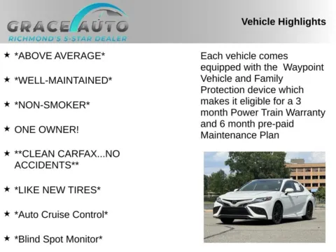 Photos of 2024 Toyota Camry XSE for sale in Richmond, VA at Grace Auto Sales