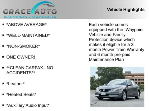 Photos of 2012 Honda Accord SE for sale in Richmond, VA at Grace Auto Sales