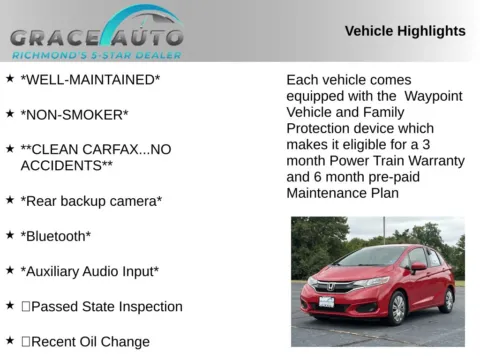 Photos of 2019 Honda Fit LX for sale in Richmond, VA at Grace Auto Sales