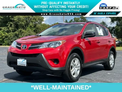 Red 2014 Toyota RAV4 LE for sale in Richmond, VA