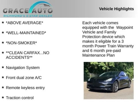 Photos of 2018 Tesla Model 3 Long Range for sale in Richmond, VA at Grace Auto Sales