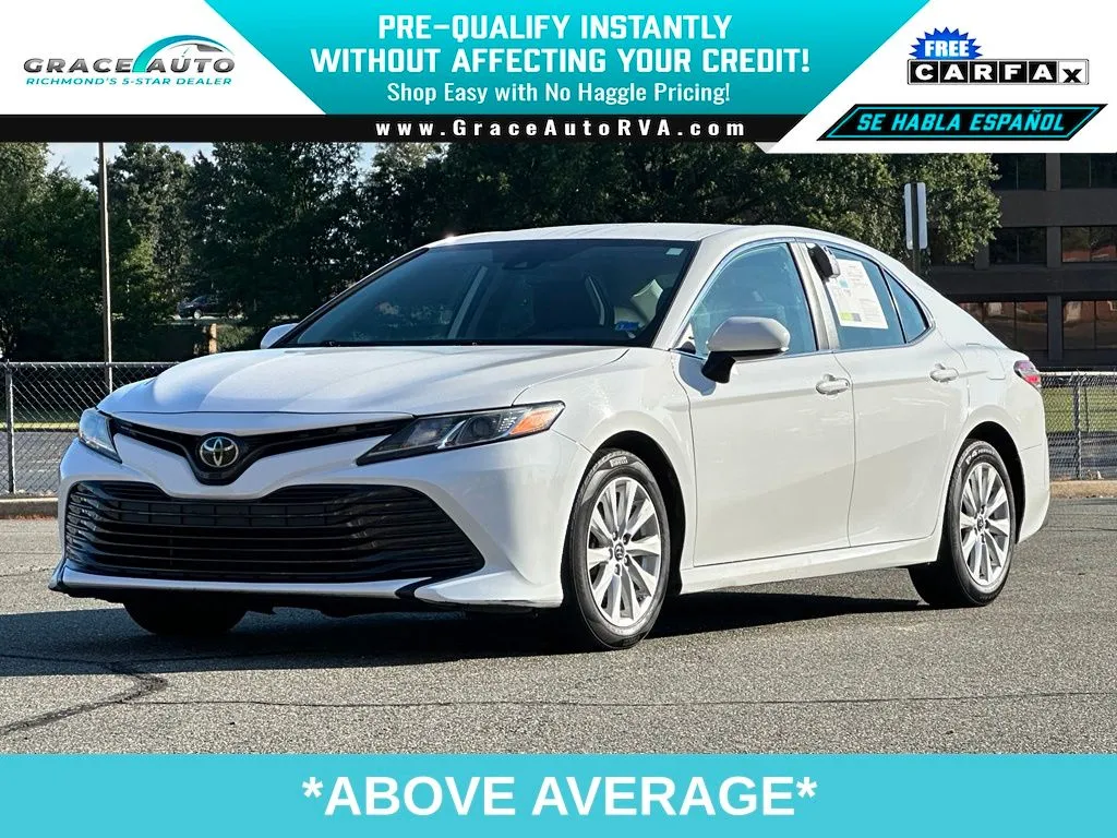 White 2020 Toyota Camry LE for sale in Richmond, VA
