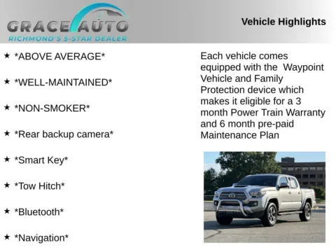 Photos of 2016 Toyota Tacoma TRD Sport for sale in Richmond, VA at Grace Auto Sales