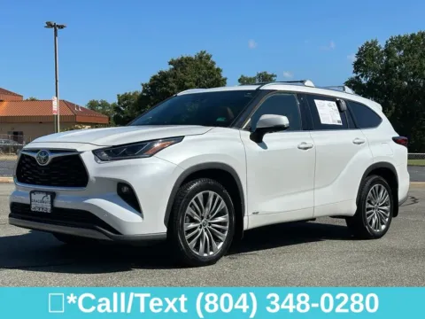 Another view of 2022 Toyota Highlander Hybrid Platinum for sale in Richmond, VA at Grace Auto Sales