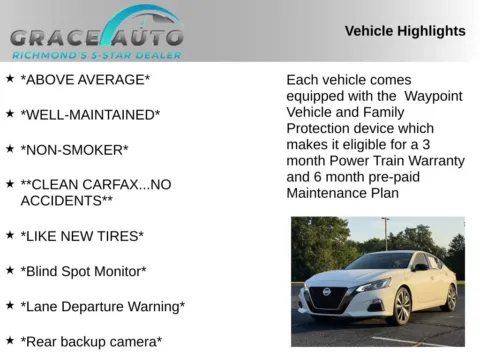 Photos of 2022 Nissan Altima 2.5 SR for sale in Richmond, VA at Grace Auto Sales