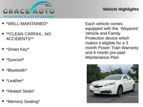 Photos of 2014 Acura TL Special Edition for sale in Richmond, VA at Grace Auto Sales