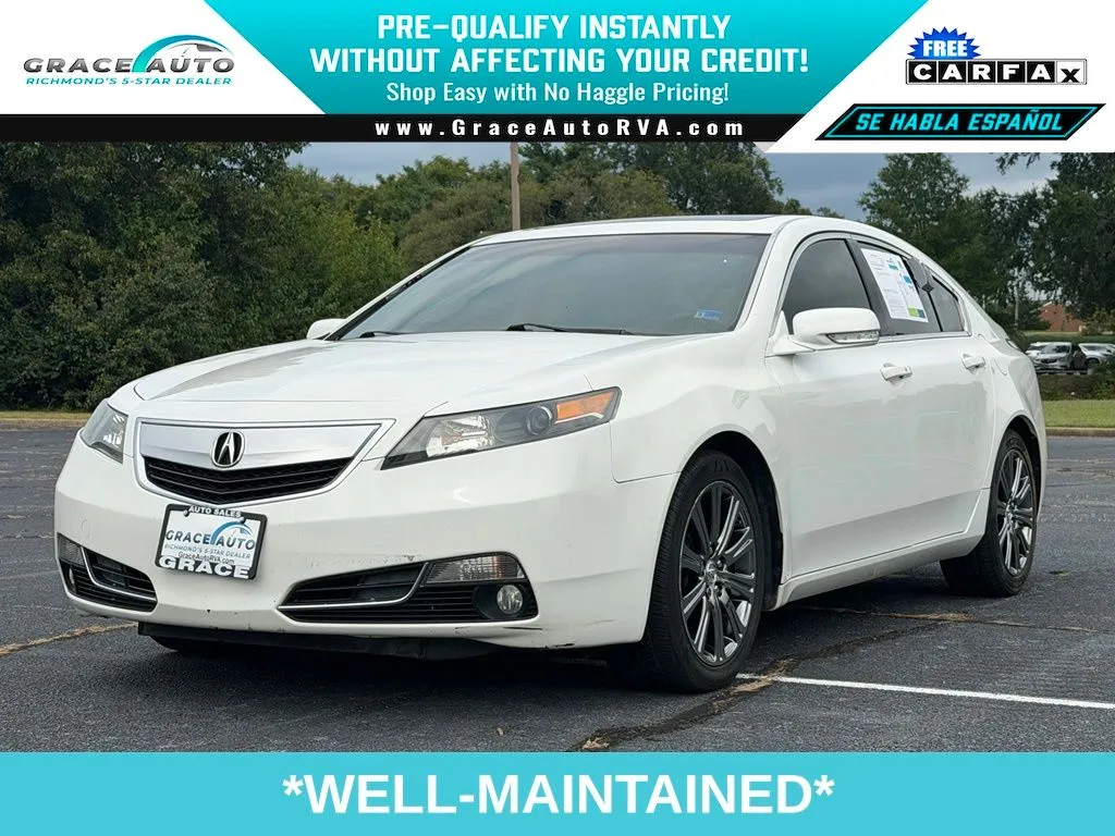 White 2014 Acura TL Special Edition for sale in Richmond, VA