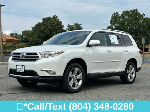 Another view of 2012 Toyota Highlander Limited for sale in Richmond, VA at Grace Auto Sales