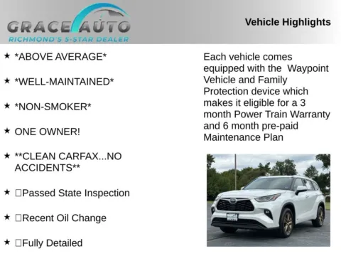 Photos of 2023 Toyota Highlander Hybrid Bronze Edition for sale in Richmond, VA at Grace Auto Sales
