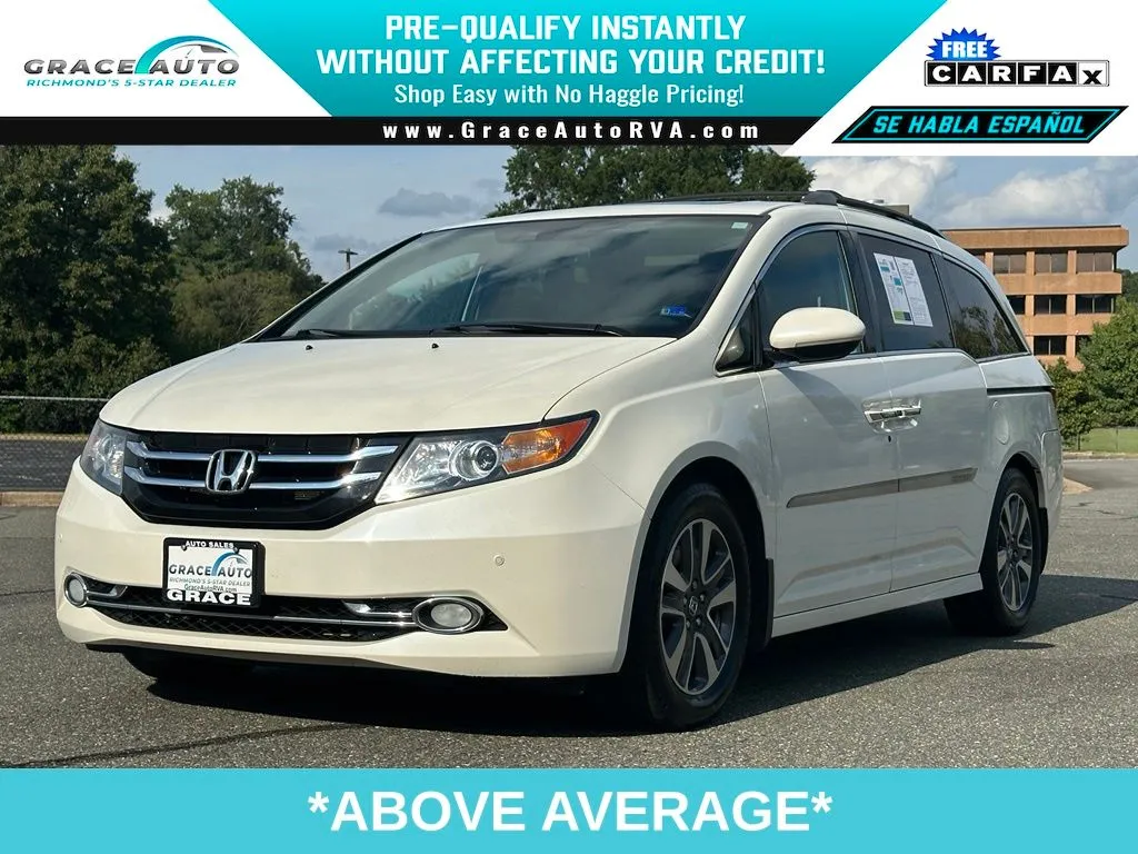 White 2017 Honda Odyssey Touring for sale in Richmond, VA