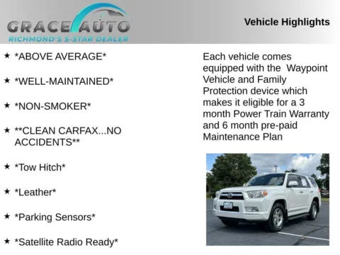 Photos of 2011 Toyota 4Runner SR5 for sale in Richmond, VA at Grace Auto Sales