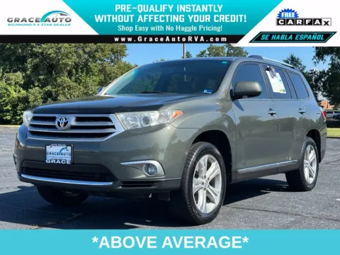 Green 2013 Toyota Highlander Limited for sale in Richmond, VA