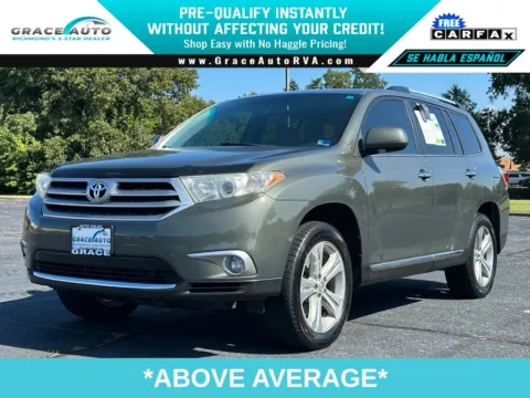 Green 2013 Toyota Highlander Limited for sale in Richmond, VA