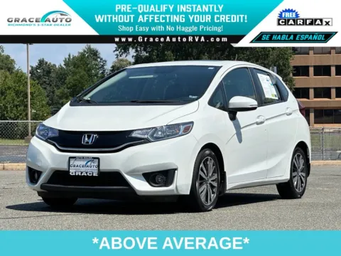 White 2015 Honda Fit EX-L for sale in Richmond, VA