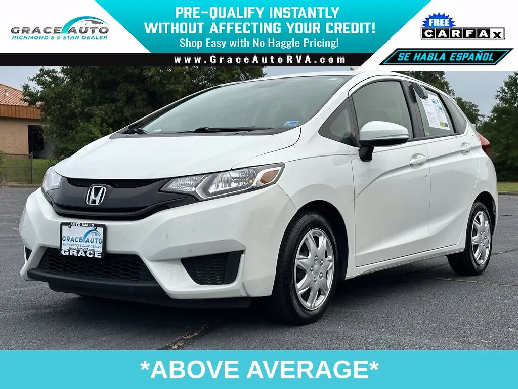White 2017 Honda Fit LX for sale in Richmond, VA