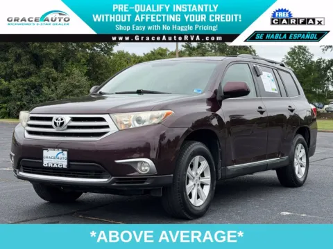 Red 2013 Toyota Highlander SE for sale in Richmond, VA