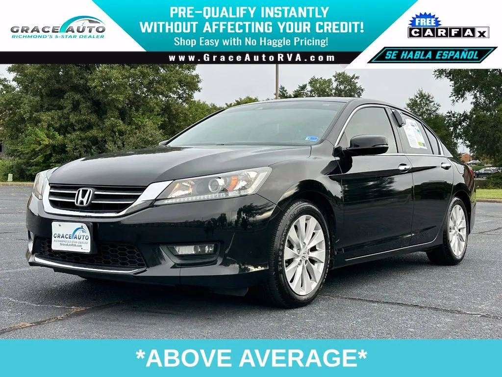 Black 2014 Honda Accord EX-L for sale in Richmond, VA