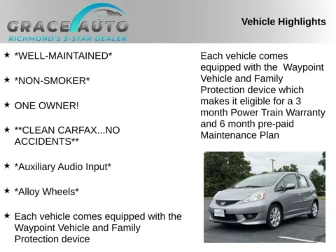Photos of 2009 Honda Fit Sport for sale in Richmond, VA at Grace Auto Sales