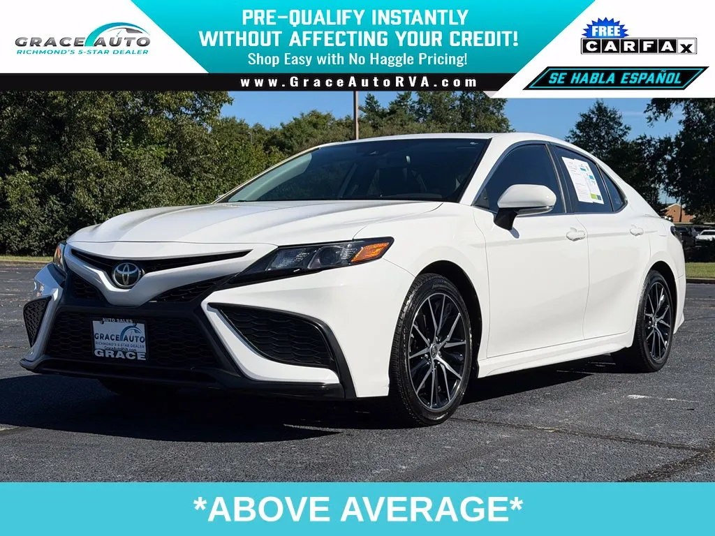 White 2021 Toyota Camry SE for sale in Richmond, VA