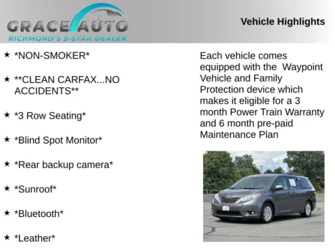Photos of 2014 Toyota Sienna XLE for sale in Richmond, VA at Grace Auto Sales