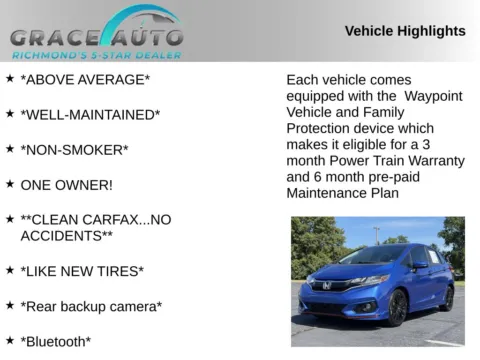 Photos of 2020 Honda Fit Sport for sale in Richmond, VA at Grace Auto Sales