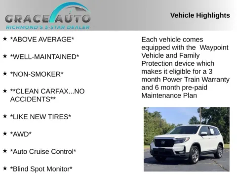 Photos of 2023 Honda Passport EX-L for sale in Richmond, VA at Grace Auto Sales