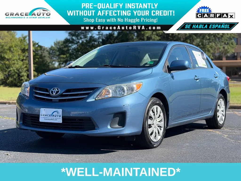 Blue 2013 Toyota Corolla LE for sale in Richmond, VA