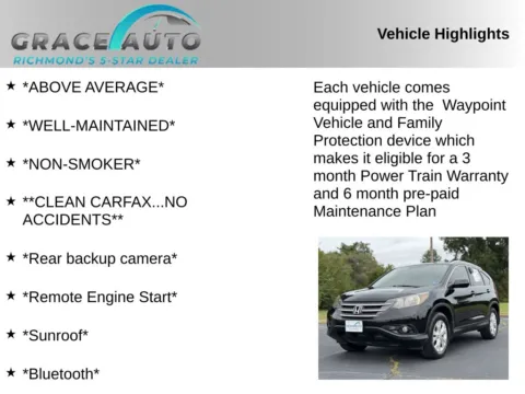 Photos of 2013 Honda CR-V EX-L for sale in Richmond, VA at Grace Auto Sales