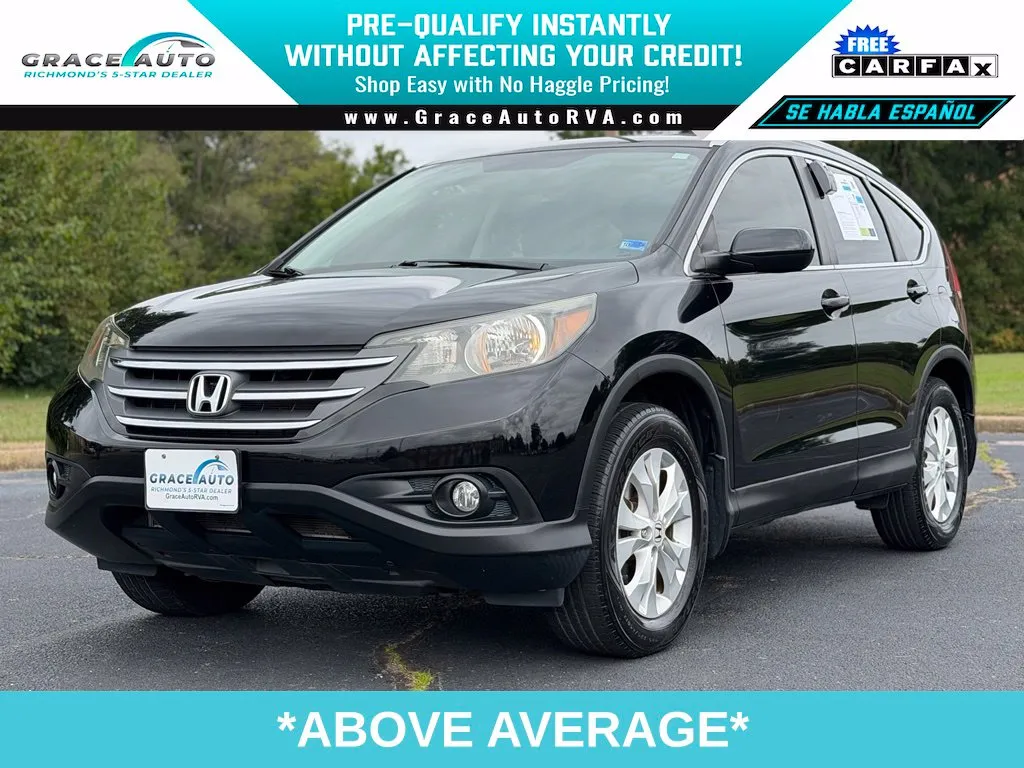 Black 2013 Honda CR-V EX-L for sale in Richmond, VA