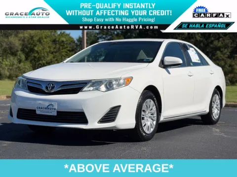 White 2014 Toyota Camry LE for sale in Richmond, VA
