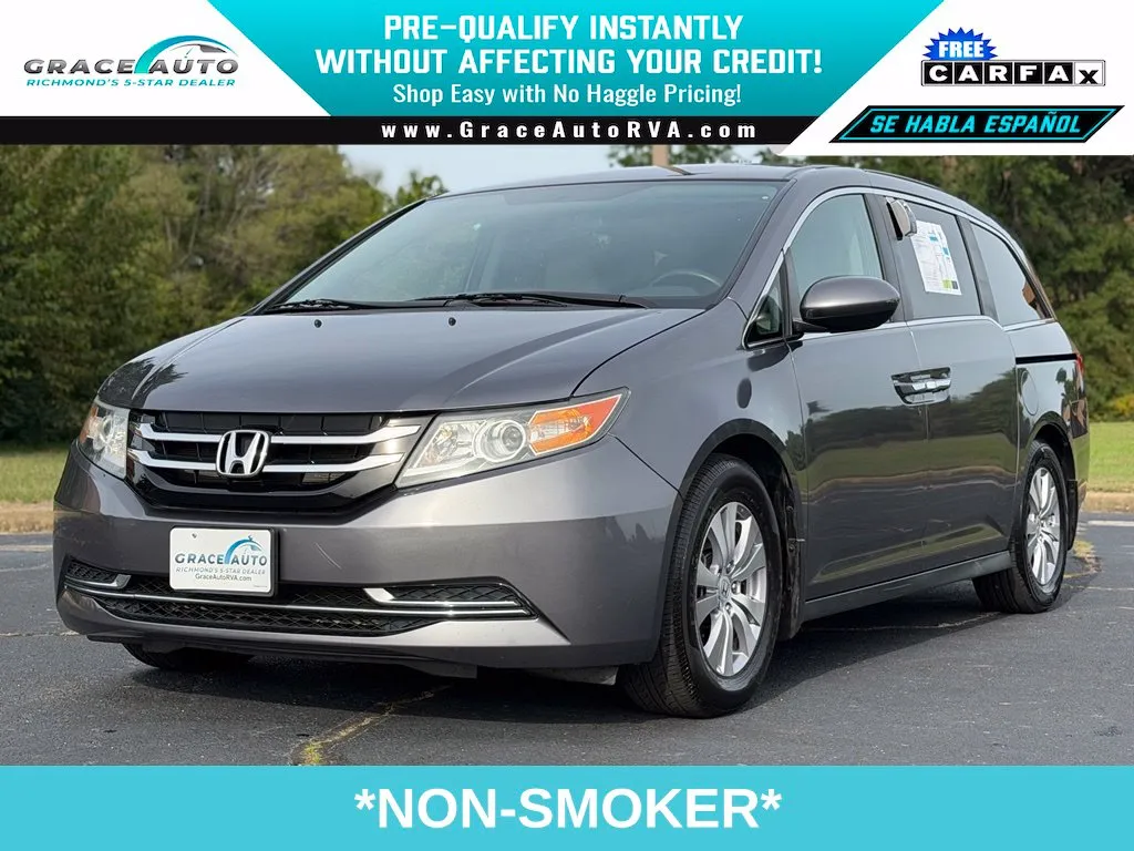Gray 2016 Honda Odyssey SE for sale in Richmond, VA