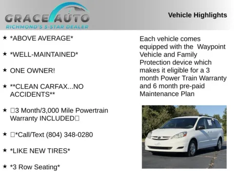 Photos of 2009 Toyota Sienna CE for sale in Richmond, VA at Grace Auto Sales