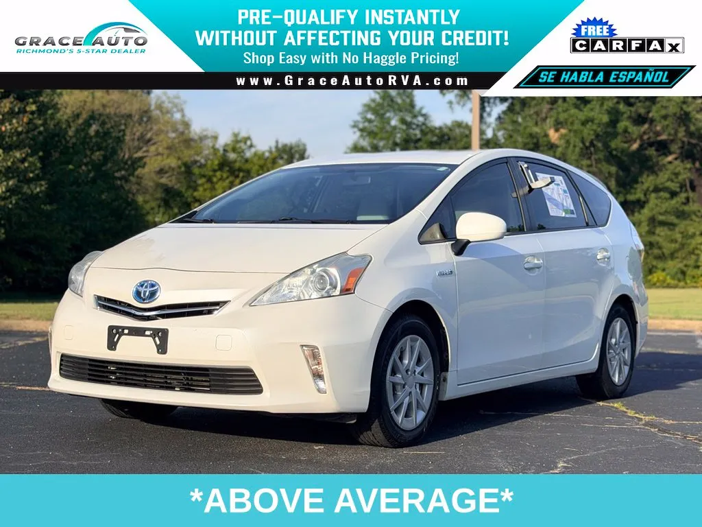 White 2014 Toyota Prius v Three for sale in Richmond, VA