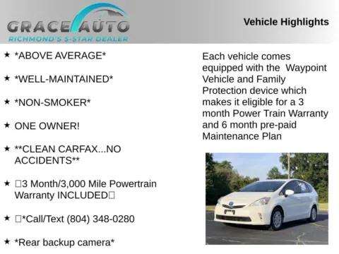 Photos of 2014 Toyota Prius v Three for sale in Richmond, VA at Grace Auto Sales