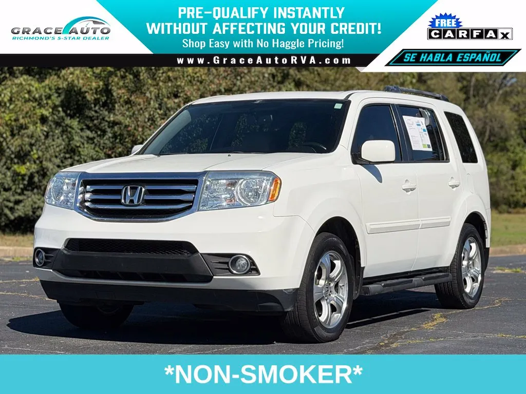 White 2013 Honda Pilot EX-L for sale in Richmond, VA