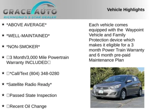 Photos of 2016 Hyundai Accent SE for sale in Richmond, VA at Grace Auto Sales