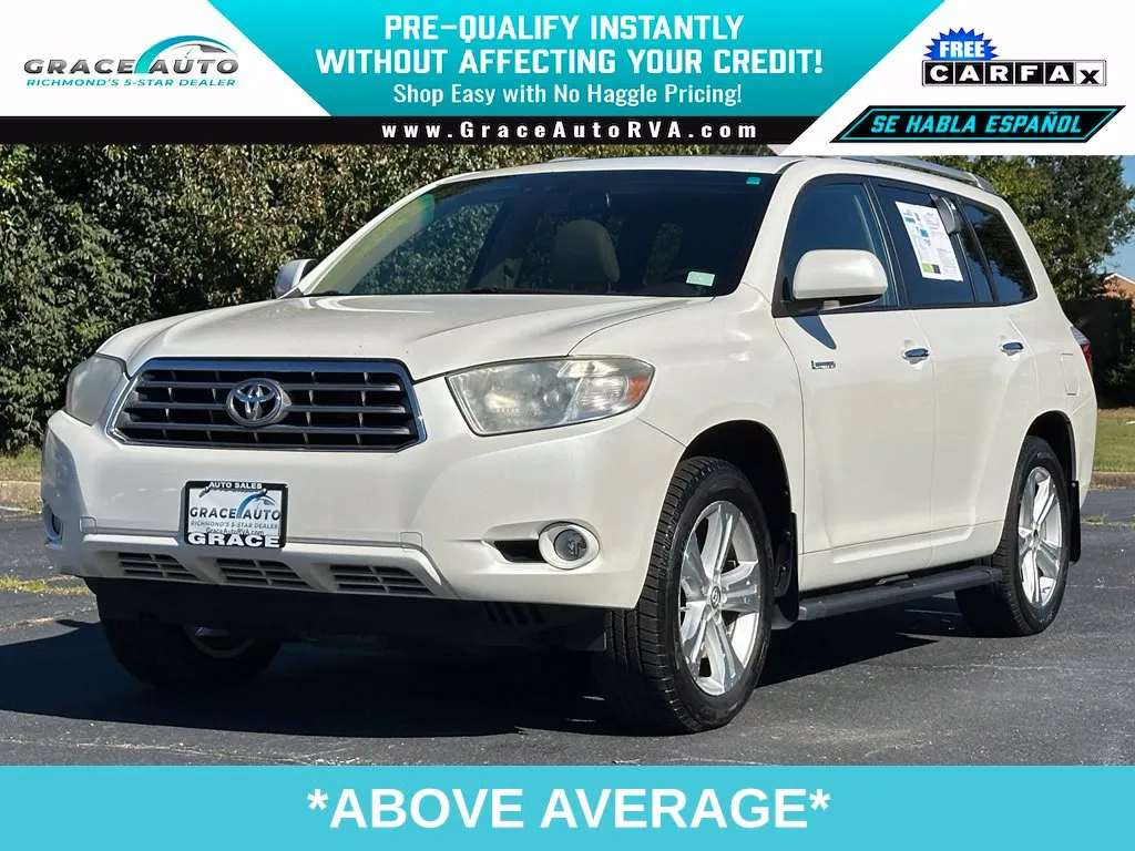 White 2010 Toyota Highlander Limited for sale in Richmond, VA