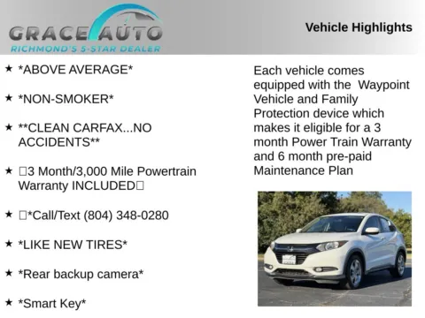 Photos of 2016 Honda HR-V EX for sale in Richmond, VA at Grace Auto Sales