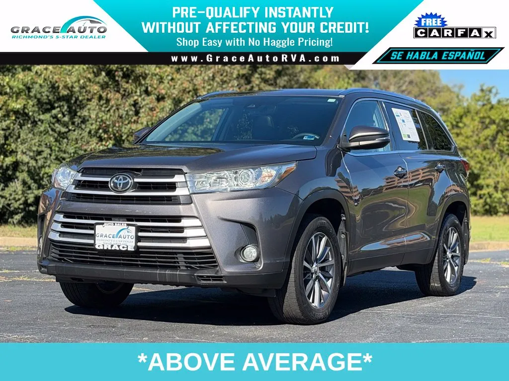 Gray 2019 Toyota Highlander XLE for sale in Richmond, VA