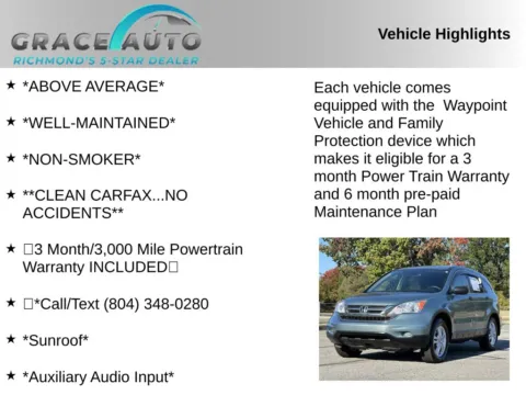 Photos of 2011 Honda CR-V EX for sale in Richmond, VA at Grace Auto Sales