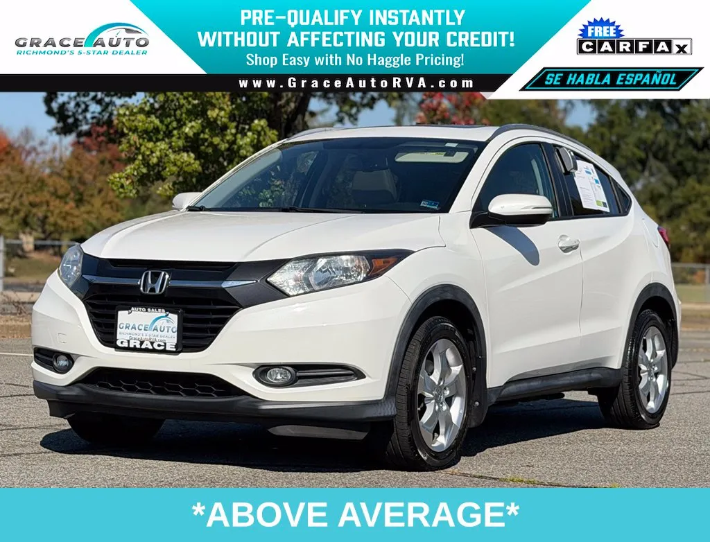 White 2016 Honda HR-V EX-L for sale in Richmond, VA