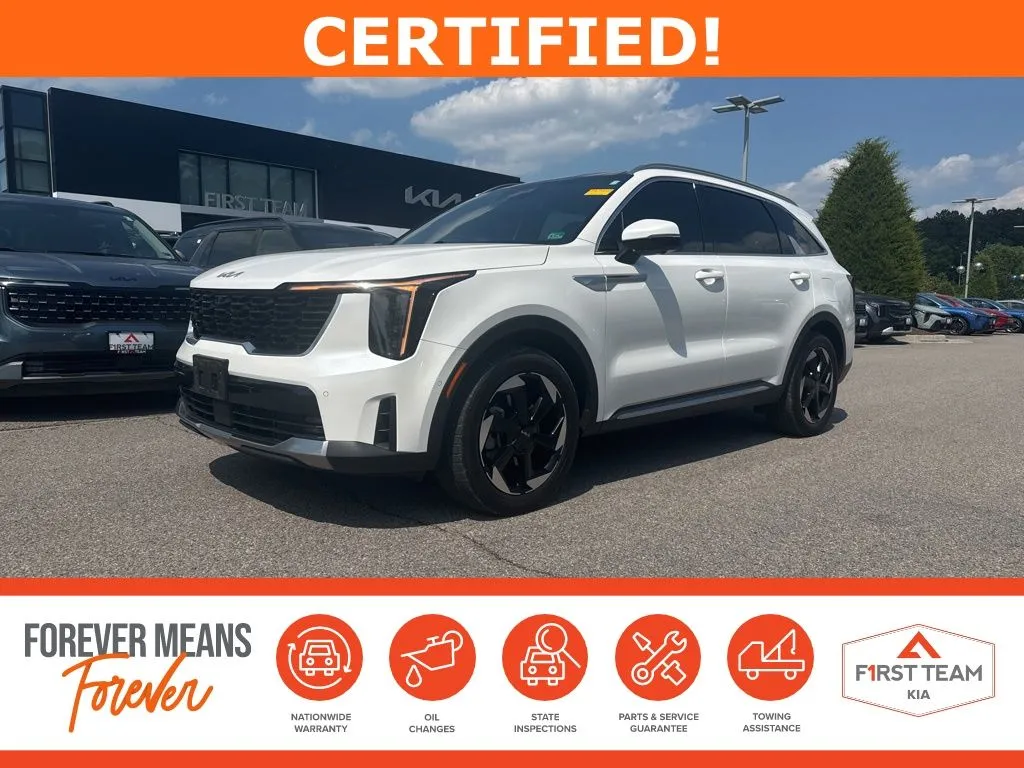 White 2025 Kia Sorento Hybrid SX Prestige for sale in Suffolk, VA