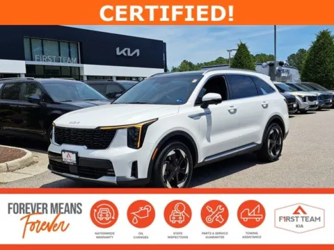 White 2025 Kia Sorento Hybrid SX Prestige for sale in Suffolk, VA