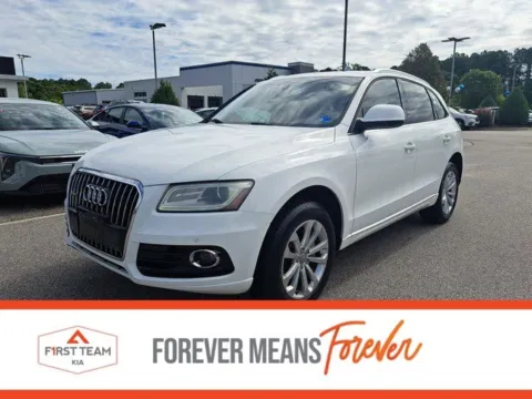 White 2014 Audi Q5 2.0T Premium Plus for sale in Suffolk, VA
