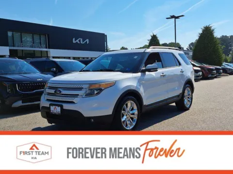White 2013 Ford Explorer Limited for sale in Suffolk, VA