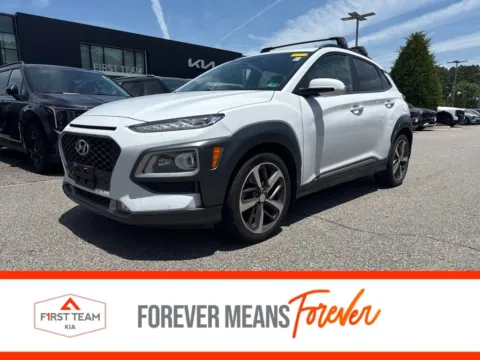 White 2019 Hyundai Kona Limited for sale in Suffolk, VA