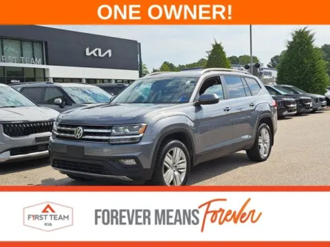 Silver 2019 Volkswagen Atlas 3.6L V6 SE for sale in Suffolk, VA