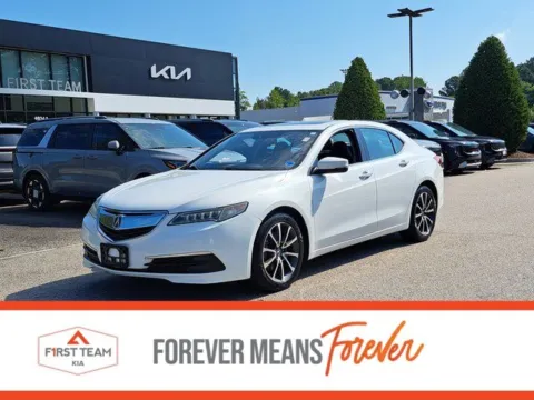 White 2016 Acura TLX V6 Tech for sale in Suffolk, VA